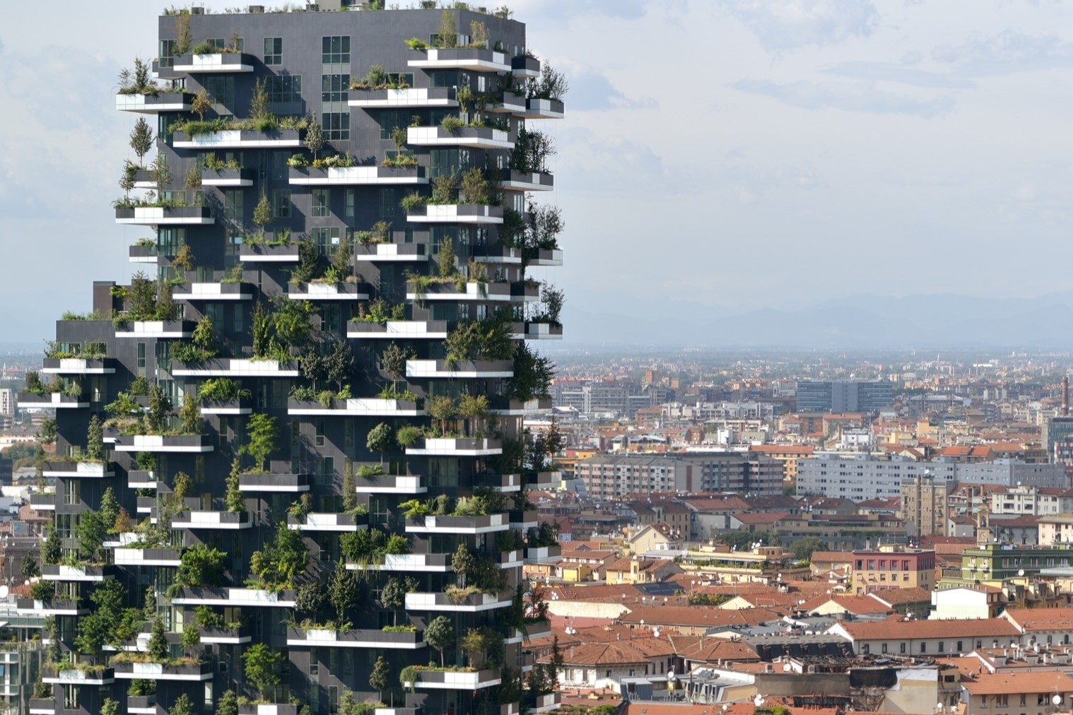 A Milánóban már létező vertikális erdő adja a mintát